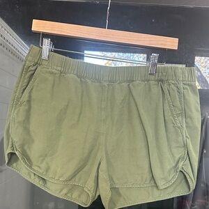 Madewell Olive Athletic Shorts